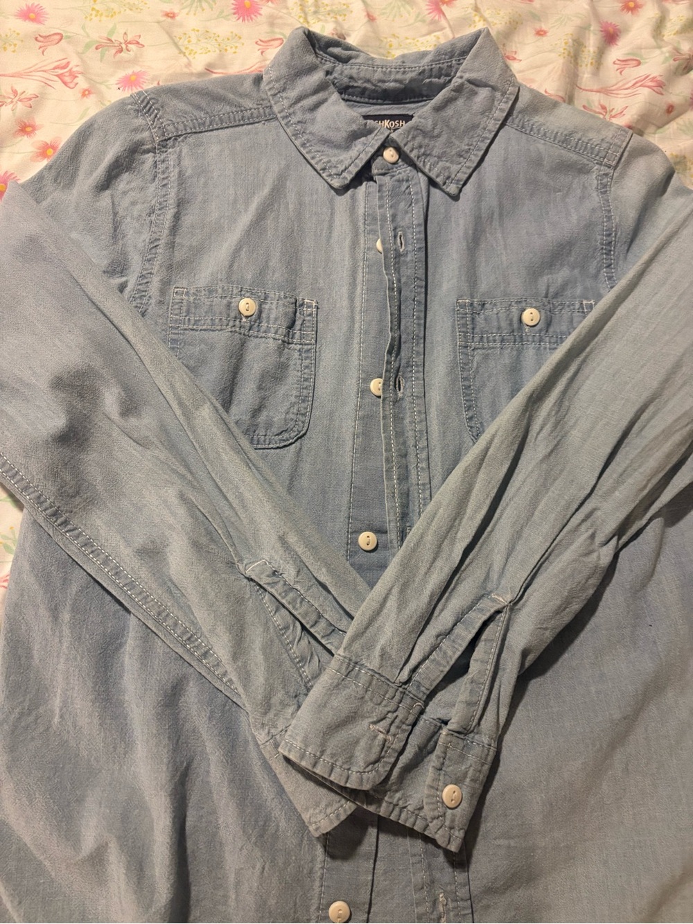 OshKosh B'gosh Light Blue Denim Button-Down Shirt